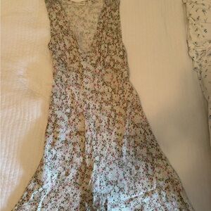 Aritzia Wilfred floral Sleeveless mini dress XS